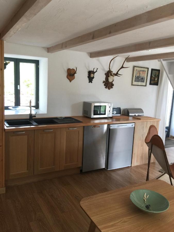 La Colline Des Renards Apartment Locmaria-Berrien Exterior foto